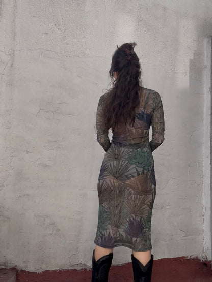 Mesh Dress Agaves