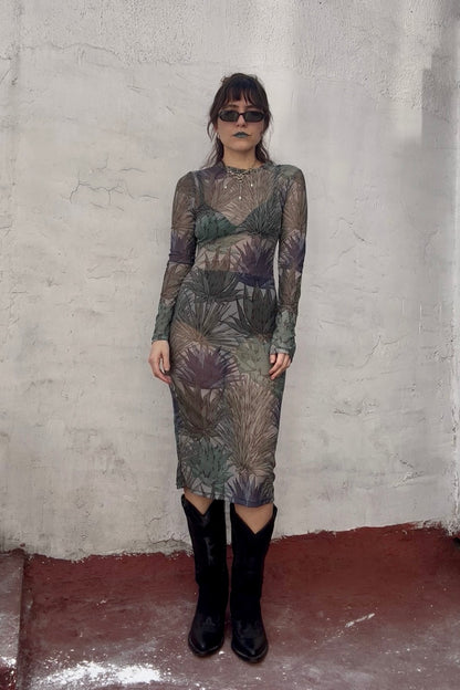 Mesh Dress Agaves