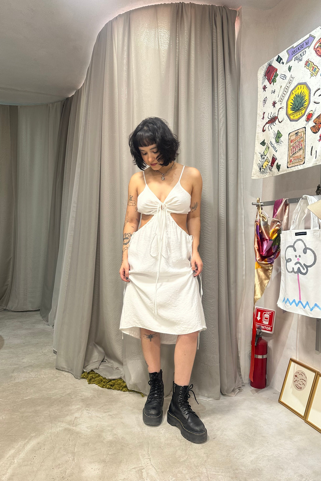 Vestido Medusa Blanco
