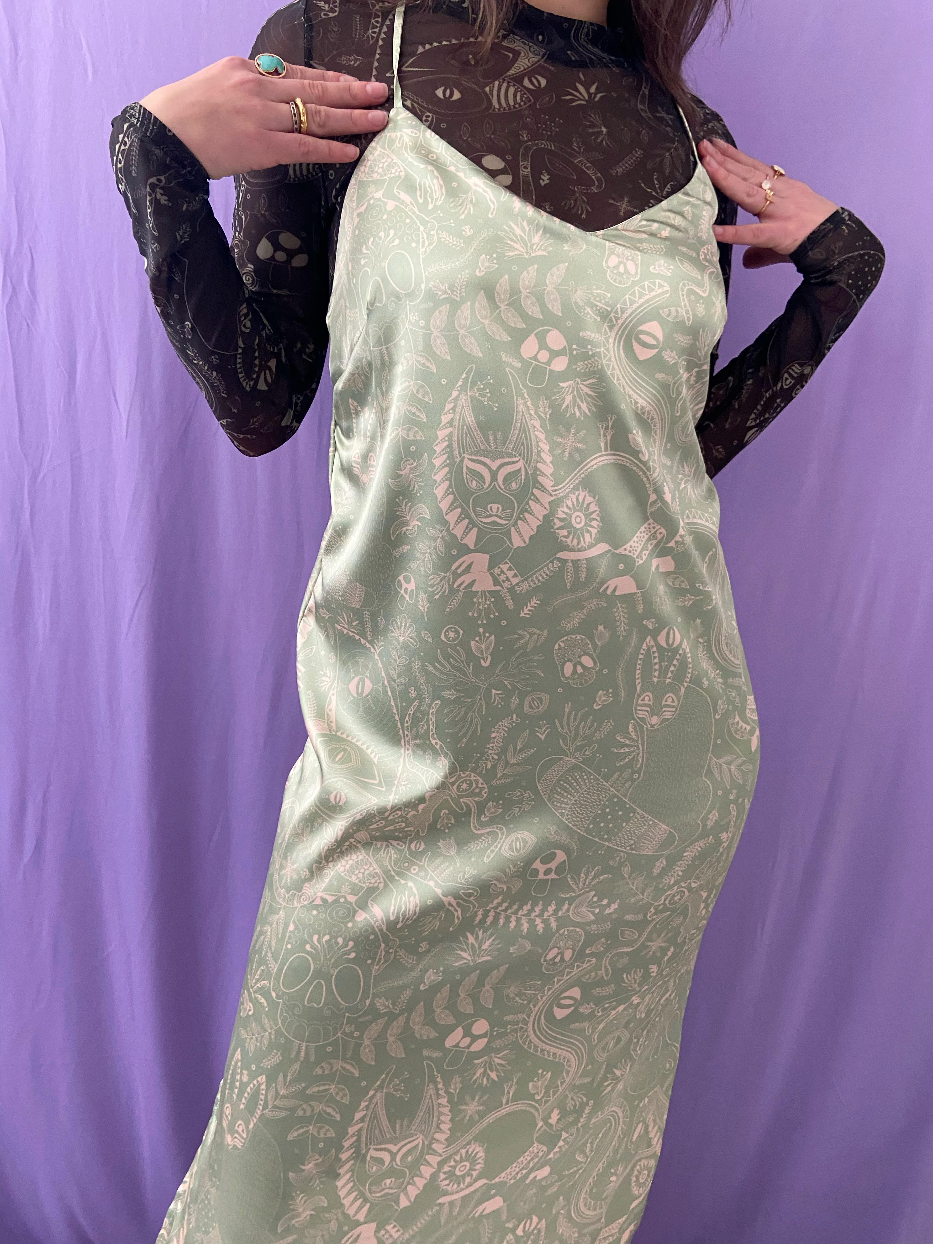 Vestido Disco Alebrijes